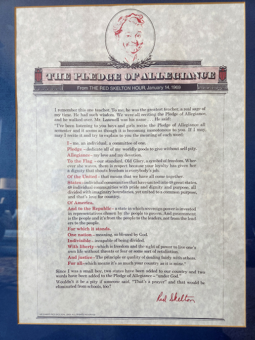Red's Pledge of Allegiance